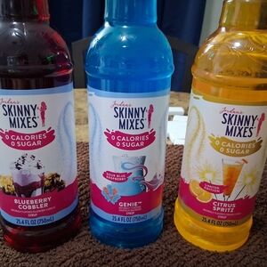 Blueberry Cobbler, Genie, and Citrus Spritz Syrup Set